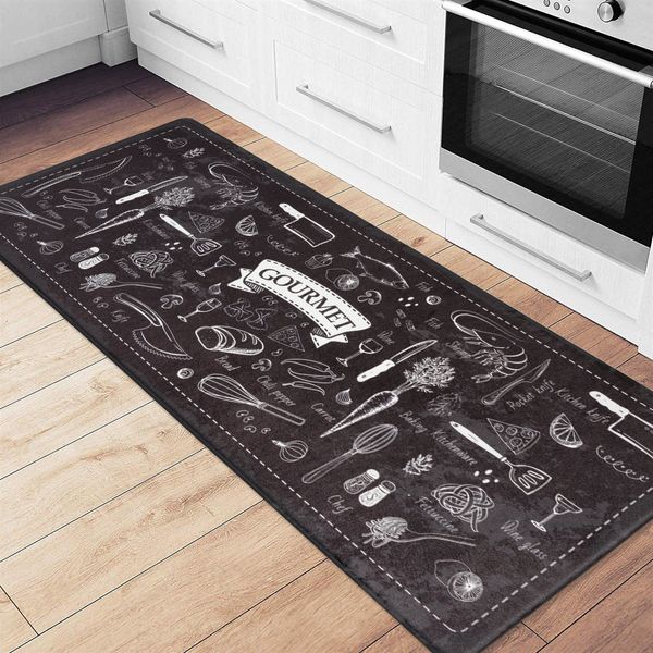 Rugshop Kitchen Fatigue Mat Gourmet Anti-Fatigue Standing Mat Kitchen Floor Mats