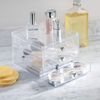 InterDesign Clarity Stacking 3 Slim Drawer, Clear