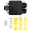 ABS 24A 450 V Junction Terminal Box Cable Connector Case IP68 3-Way Y-Shaped