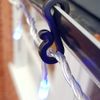 S4U Plastic Gutter Hooks Multi Pack Outdoor Christmas Lights S Clips for Securing String Lights Icicle Lights (60 Pack)