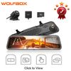 LARGER 12" 4K UHD Split Screen Mirror Dash Cam Camera 1080P Rear View 32TF