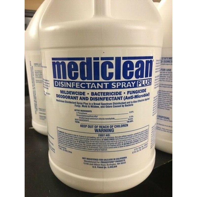 MICROBAN / MEDICLEAN DISINFECTANT SPRAY PLUS MOLD FLOOD & SEWAGE 1 ...