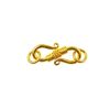 18K Gold Overlay ''S'' Hook CG-158-25MM