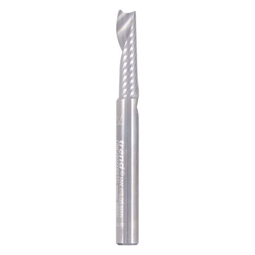 Trend CNC O Flute Spiral Up-Cut CNC Router Cutter, 6mm Shank, 6mm Cut Diameter & 22mm Cut Length, Solid Tungsten Carbide, CNC/403X6STC