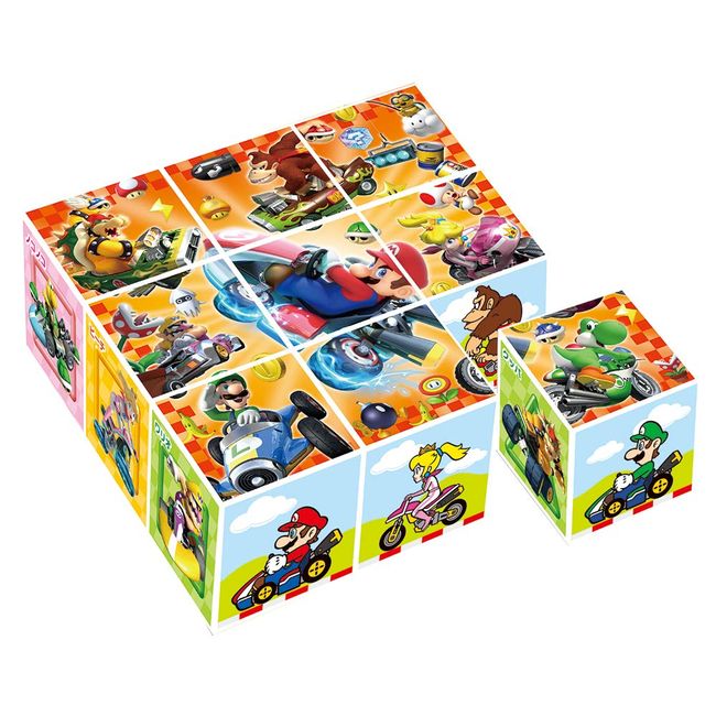 Apolosha Mario Kart 9 Frame Puzzle for Kids [Cube Puzzle]