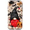 iPhone SE (2020) / 7 / 8 Gnome In Vampire Costume With Teeth Cute Halloween Pattern Case