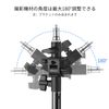 Selens Strobe Bracket 180° Rotatable 1/4-3/8 Screw Convertable for Umbrella, Light Stand, Flash, Softbox and More
