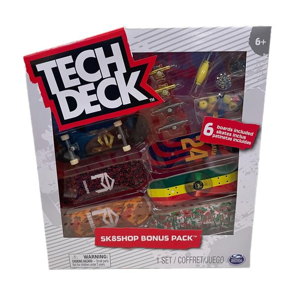 TECH DECK Sk8shop Bonus Pack Mini Finger Skateboard Multi Pack 2022 Series (Sk8Mafia (Sk8shop Bonus Pack))