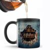 Getagift Personalised 3D Bookshelf Mug, Creative Space Design 3D Library Shelf Cup, Colour Changing, Magic Cup/Mug.