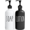 MOMEEMO Soap Dispenser Bathroom Set, Contains Soap Dispenser and Lotion