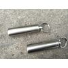 EKLOEN Stainless Steel Mini Waterproof Pill Case,Capsule Seal Case Holder Container for Outdoor Sports
