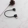 eMagTech 2 Pcs Remote Controller Data Cable 16cm Type-C to Micro USB Compatible with DJI Mavic Mini Pro Air Drone USB-C Remote Controller USB Cable