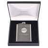 90th Birthday Engraved Hip Flask Grandad Feature in a Gift Box
