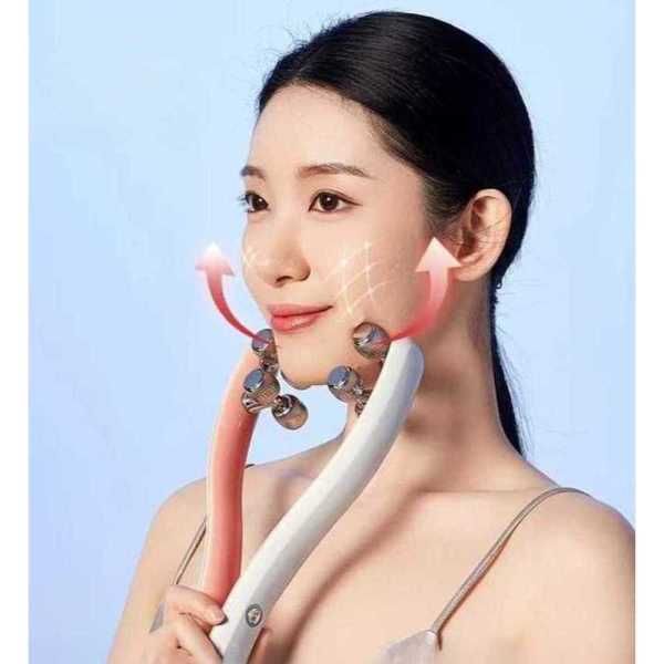 EMS roller elasticity double chin home body massage roller home care meridian