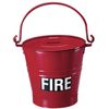 Metal Fire Bucket & Lid
