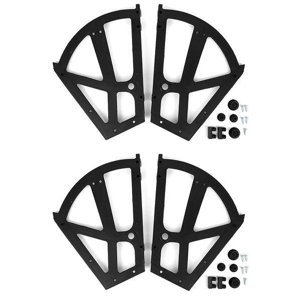 Shoe Drawer Hinge, Shoe Rack Hinges, 4 Set Home Furniture Shoes Drawer Cabinet Hinge Flip Plate Frame Turning Rack Accessory
