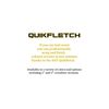 New Archery Products Quikfletch 2" Hellfire Fletching (6 Pack), Green