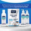 Pedicure Grade Foot Masks That Remove Dead Skin | Smooth and Soften Foot Peel mask for Dry Cracked feet Premium | Imperial Feet