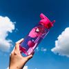 Tinc Plastic Straw Water Bottle Blush 21cm