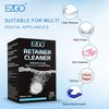 EZGO Retainer Cleaner Tablets Denture Cleaning Tablets Dental Appliances Cleaner