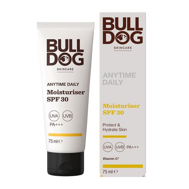 Bulldog Skincare - Anytime Daily Moisturiser for Men | Face Cream With SPF 30 | 75 ml