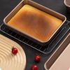 Baking Tray Set Non-Stick Cookie Pan Set Professional Baking Pan Bakeware Rectangular Cake Pan for Oven 22*17*4.5cm