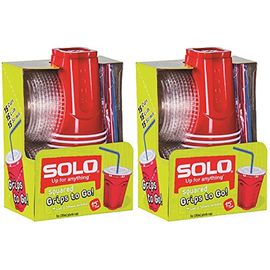 Solo 9-oz Clear plastic cups, Pack of 270