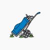 CafePress Golf Bag Caddy Magnets 2.25" Round Magnet (10 pack)