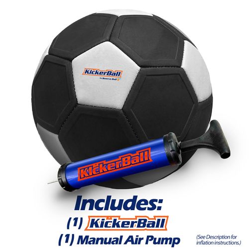 Kickerball - Curve and Swerve Soccer Ball/Football Toy - Kick Like The Pros, Great Gift for Boys and Girls - Perfect for Outdoor & Indoor Match or Game (Glow in The Dark)