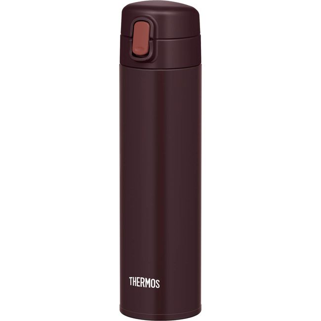 Thermos FJM-450 BW Vacuum Insulated Straw Bottle, 15.9 fl oz (450 ml), Brown, For Cold Retention