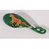 Handpainted Brown Mane Horse Hair Brush