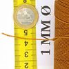 Linhasita Waxed Thread 100 g / 170 m Polyester 1 mm Thick Macrame, 30 Colours Light Brown