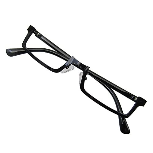KKD No Lens Date Glasses, Cosplay, Moe Glasses, Underframe, Fashion Glasses, Square, Under Rim, Black