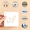 Letter & Number Stencils, 72pc Set, 3 Inch, Reusable Plastic for Wood, Wall & DIY Projects