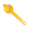 Vctitil 2Pcs Plastic Long Handle Egg Separator Set,Durable Egg Separator Extractor Tool Kitchen Baking Gadget(2pcs)(Yellow)