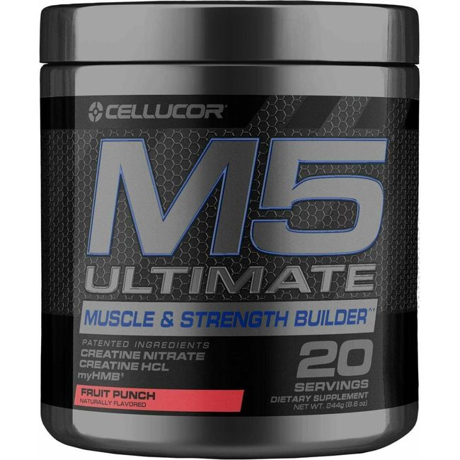 Cellucor M5 Ultimate - Creatine Post Workout Powder - 20 Servings - Fruit Punch