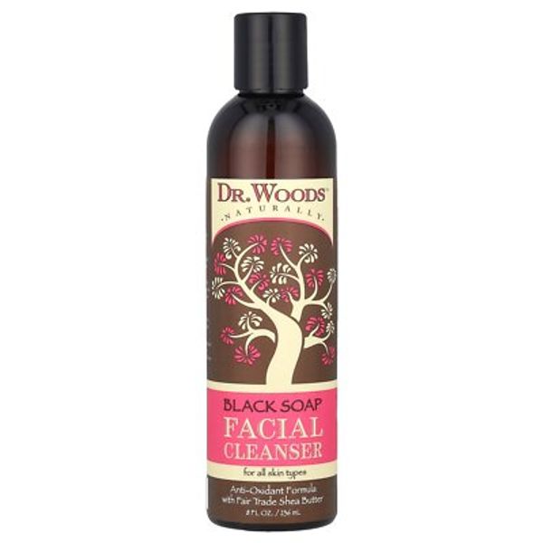 Black Soap Facial Cleanser, 8 fl oz (236 ml)