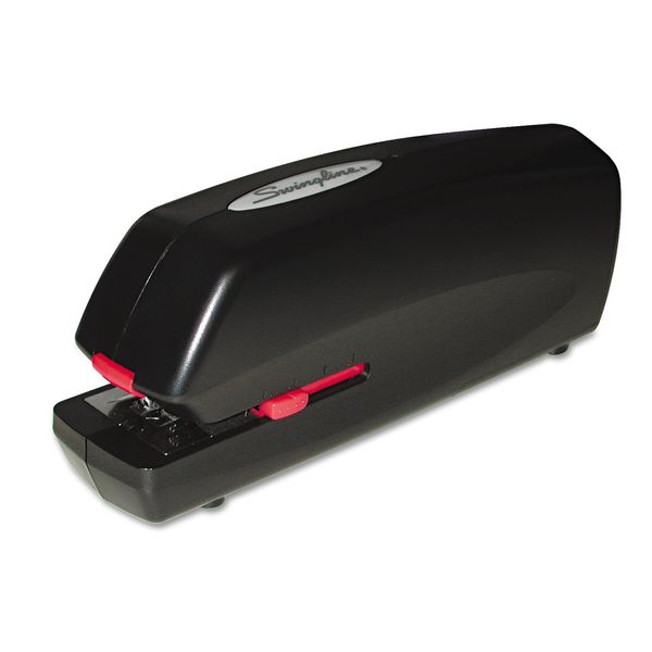 Swingline - Portable Electric Stapler 20-Sheet Capacity Black