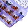 Keszoox Slide Switch Mini Micro PCB Panel Slide Switch 2Pin 3Pin 4Pin ON/Off ON/Off/ON Switch Breadboard Electronic DIP SlideSwitch (KS-Slide-Switch)