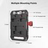 SMALLRIG Mini V Mount Battery Plate, V-Lock Mount Battery Plate with 1/4"-20 Threads - 2987