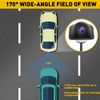 Rear View Reverse Backup Camera Parking 170°Wide Angle Night vision Adjustable