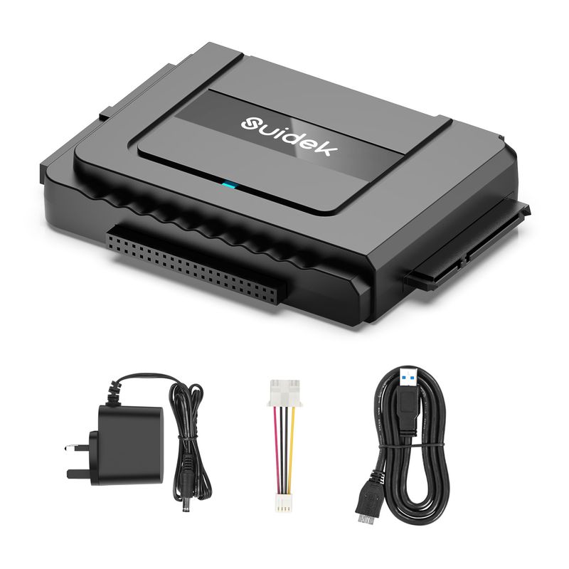 SUIDEK USB 3.0 to IDE SATA Converter - External IDE Hard Drive Reader ...