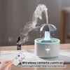 Brfveob Rain Humidifier, Umbrella Diffuser with Rain Effect, 7 Colors LED Rotating Aroma Diffuser with Remote Control, Umbrella Diffuser with Rain Effect, Timer Setting, Umbrella Waterfall Humidifier