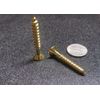 Brass #12 Phillips Flat Head Wood Screw x 1.50" Length, 25 Pcs