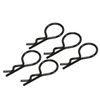 Colorful Body Clip Medium (5 pcs) [Eagle Model] [#1127M-U] (BK)