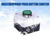 Push Button Switch, Green Weatherproof Button Switch, Momentary Switch, One Button Control Box, for Door Opener Gate Opening Indoor and Outdoor Use