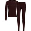 Odlo Set Long Performance Evolution WARM Longsleeve & Hose 2025 Fudge, M