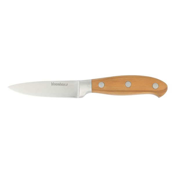 Bloomhouse - Oprah's Favorite Things - 4 Inch German Steel Paring Knife W/Italian Olive Wood Forged Handle