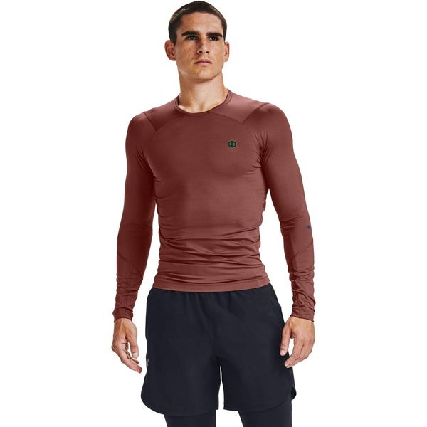 Under Armour HeatGear Rush Compression Long Sleeve Top - L - Red