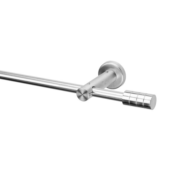 Ventanara extendable curtain pole with end pieces including mounting material from 110 to 200 cm.